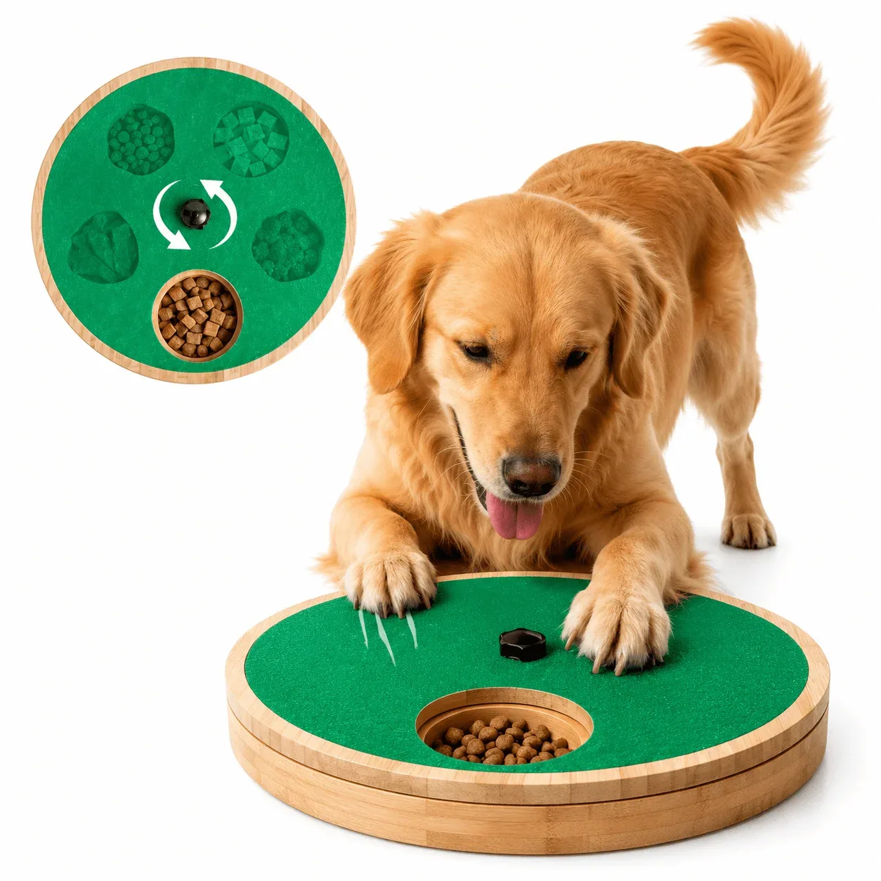 Interactive Dog Nail Scratch Board with Treat Box - Image 2
