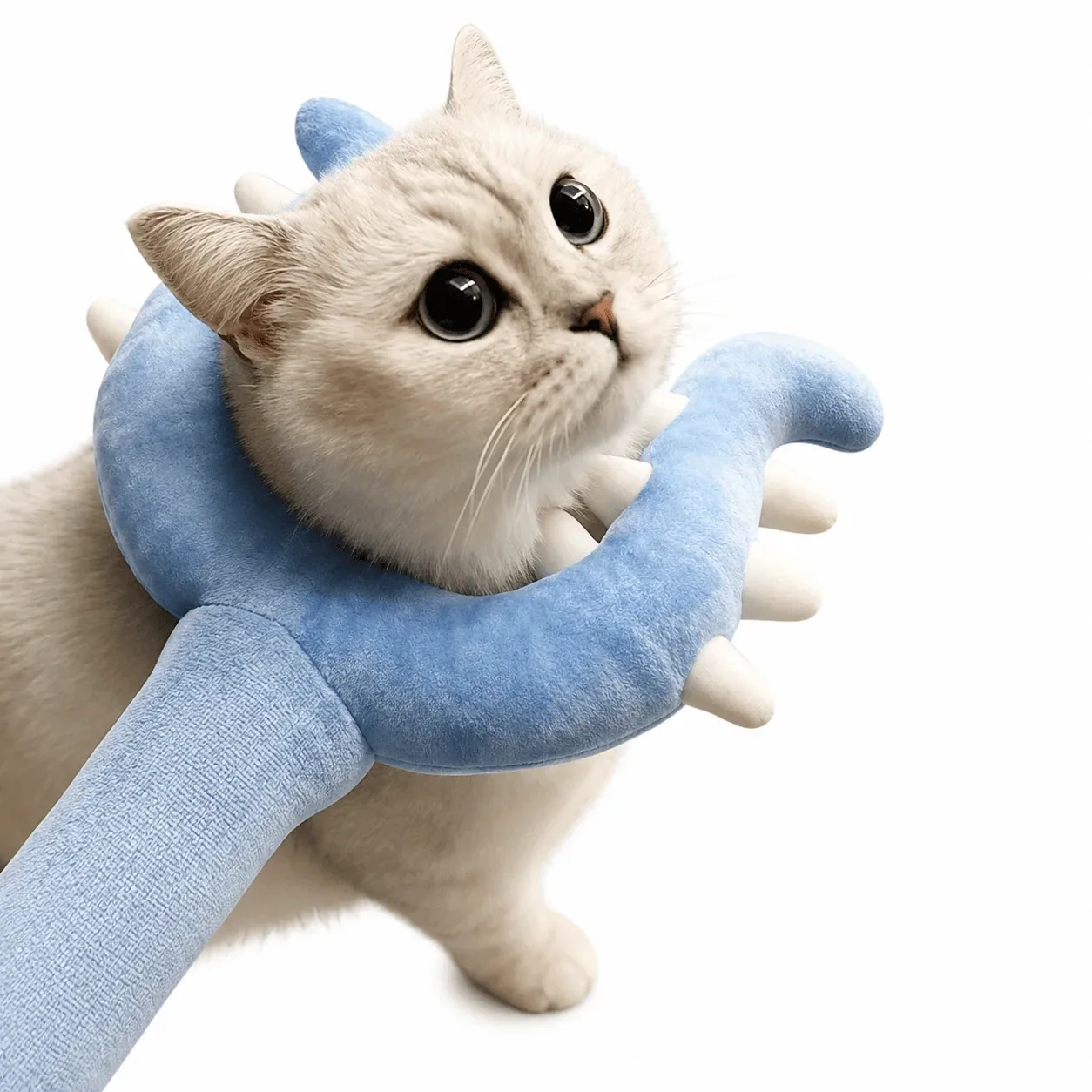 Interactive Plush Cat Toy – Long Teaser Wand for Indoor Cats
