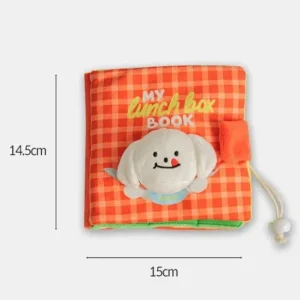 Interactive Sniffing Dog Toy – Food Hiding Cloth Book
