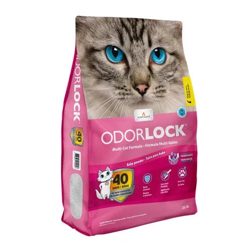 Intersand Odorlock Baby Powder Cat Litter 25 lb - Image 2