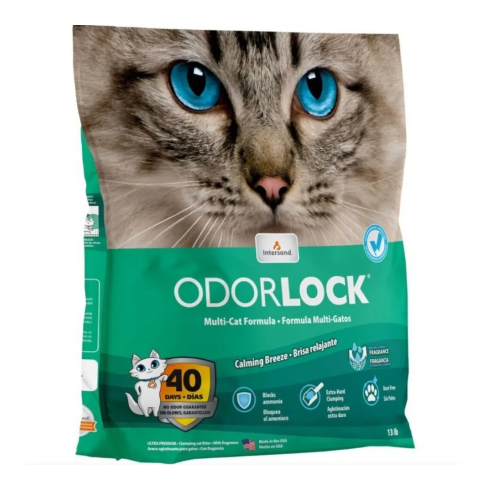 Intersand Odorlock Calming Breeze Cat Litter, 25 lb