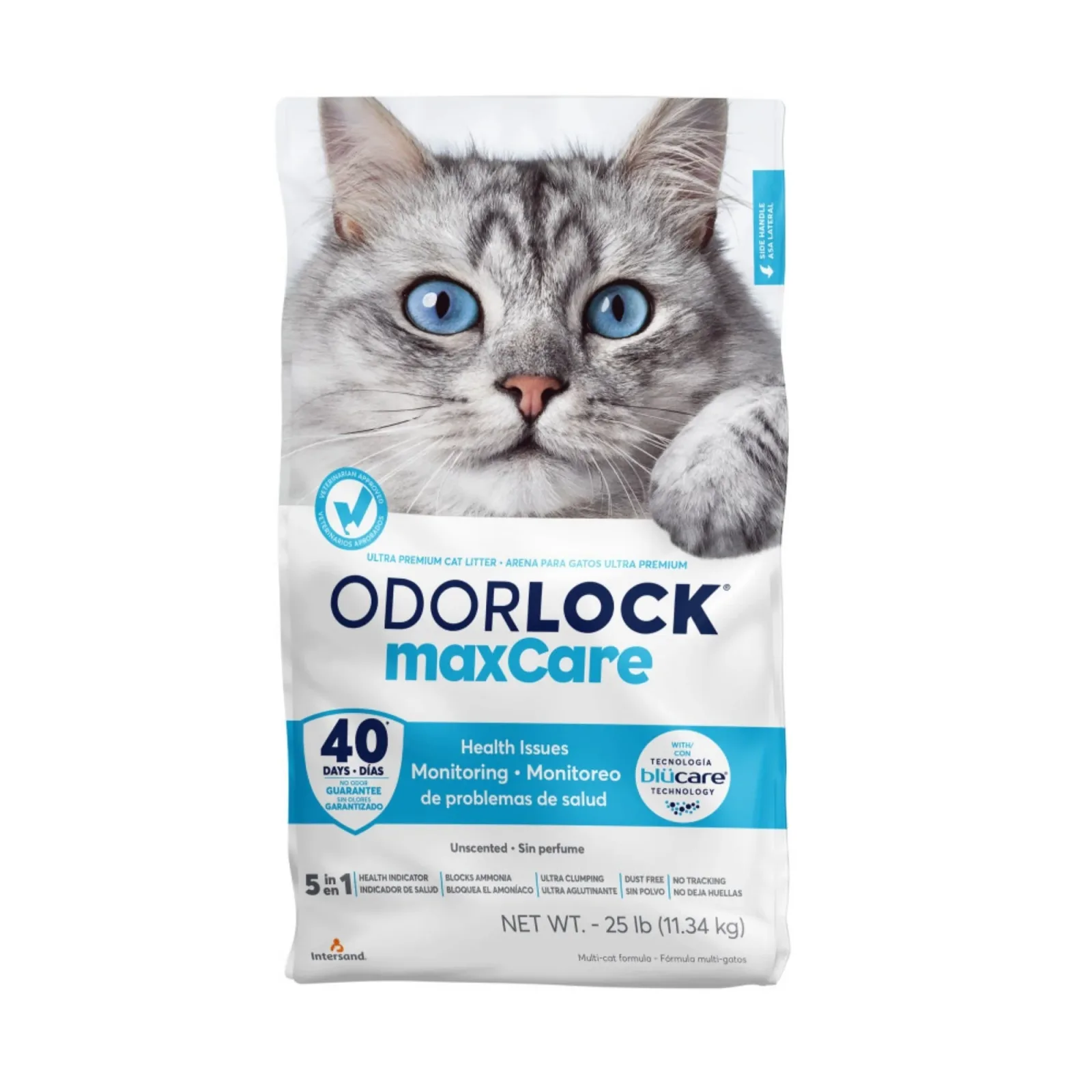 Intersand OdorLock maxCare Premium Cat Litter 25 lb