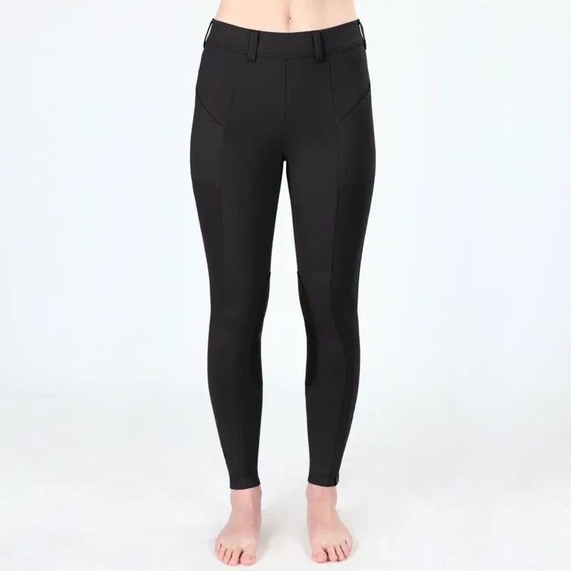 Irideon Ladies Bending Line Knee Patch Tights - Image 2