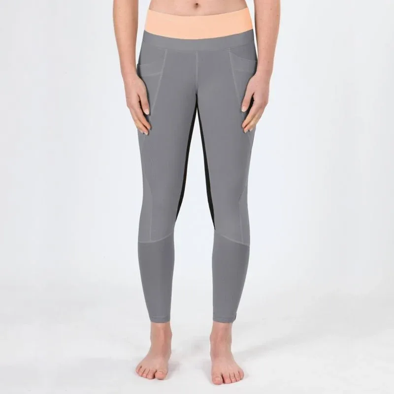 Irideon Ladies Synergy Full Seat Tights Medium Bla - Image 2
