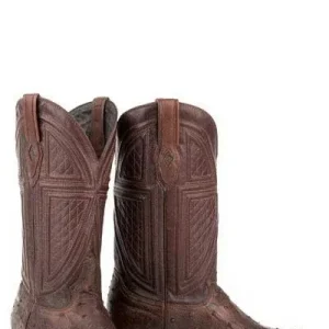Jackson Full Ostrich Cowboy Boots