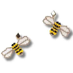 Jenni & Janki Handcrafted Miyuki Sun Bee Earrings