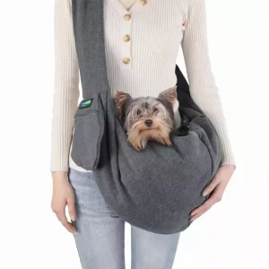 JESPET Comfy Pet Sling Carrier for Small Dogs & Cats