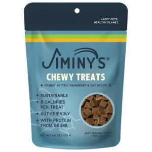 Jiminy's Peanut Butter, Cranberry & Oat Recipe Soft Training Dog Treats