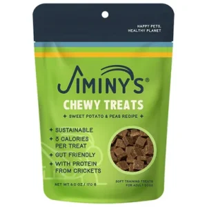 Jiminy's Sweet Potato & Peas Recipe Soft Training Dog Treats