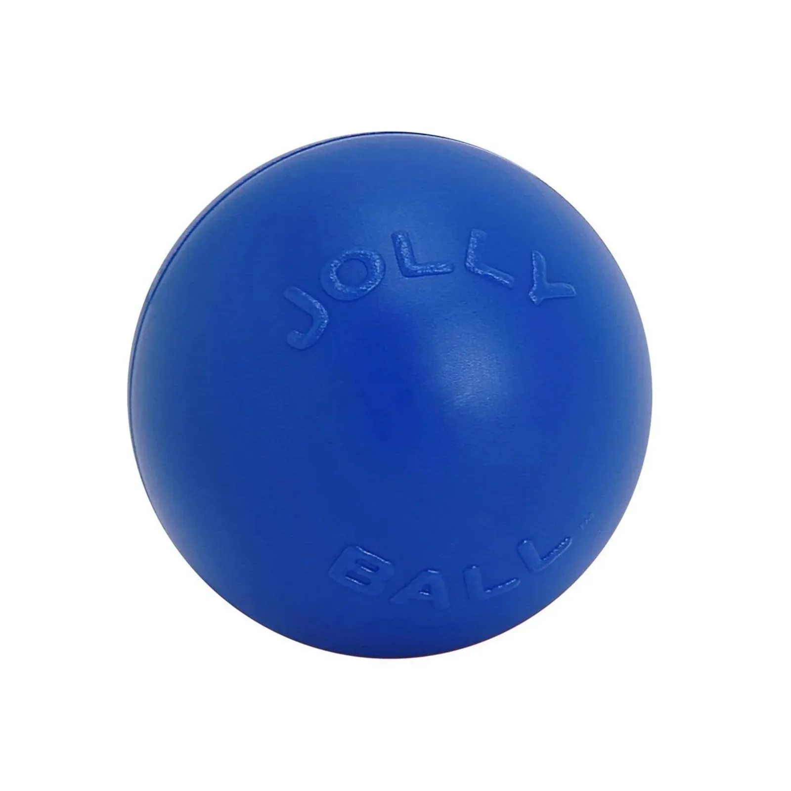 Jolly Pets Push-N-Play Ball - Blue Medium 6 in