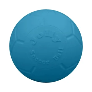 Jolly Pets Soccer Ball Dog Toy - Ocean Blue 6 in