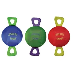 Jolly Pets Tug Assorted Large - Squeaky Plush Tug Dog Toy for Large Dogs
