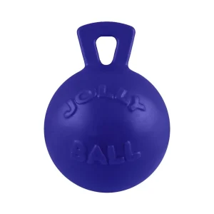 Jolly Pets Tug-N-Toss Ball Blue Large 8 in