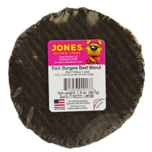 Jones Bark Burgers Beef Blend Dog Chew Treat