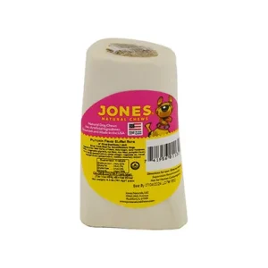 Jones Pumpkin Flavor Bone Stuffed Dog Chew Treat