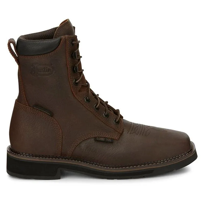 JOW Mens Driller Comp Toe Lace-up Work Boots - Image 2