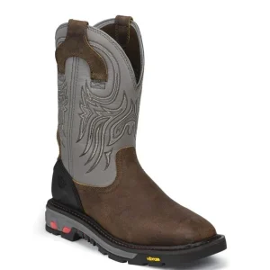 JOW Mens Tanker Waterproof Steel Toe Work Boots