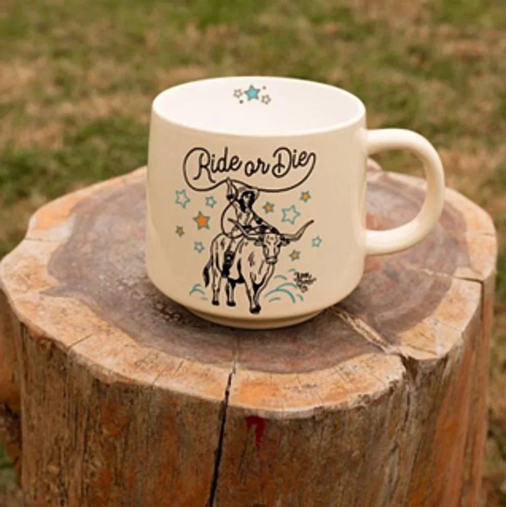 Junk Gypsy Ride or Die 16 oz Mug