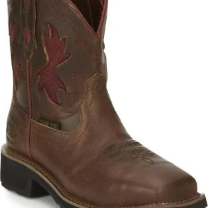 Justin Ladies Lathey Comp Toe Boots