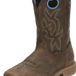 Justin Mens All Around 11" Waterproof Steel Toe Boots