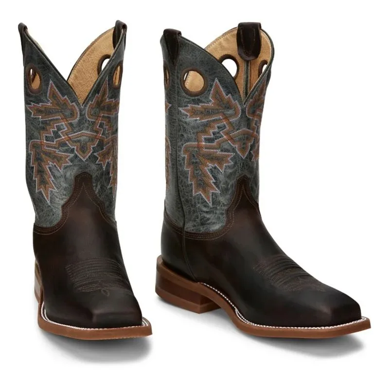 Justin Mens Bender Square Toe Boots - Image 2