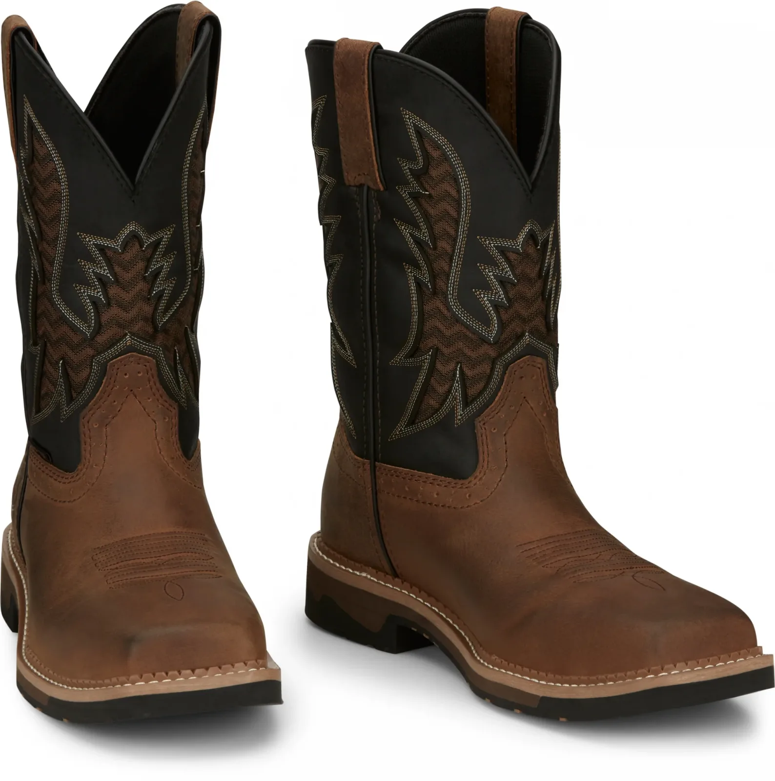 Justin Mens Bolt 11" Nano Comp Toe Boots - Image 2