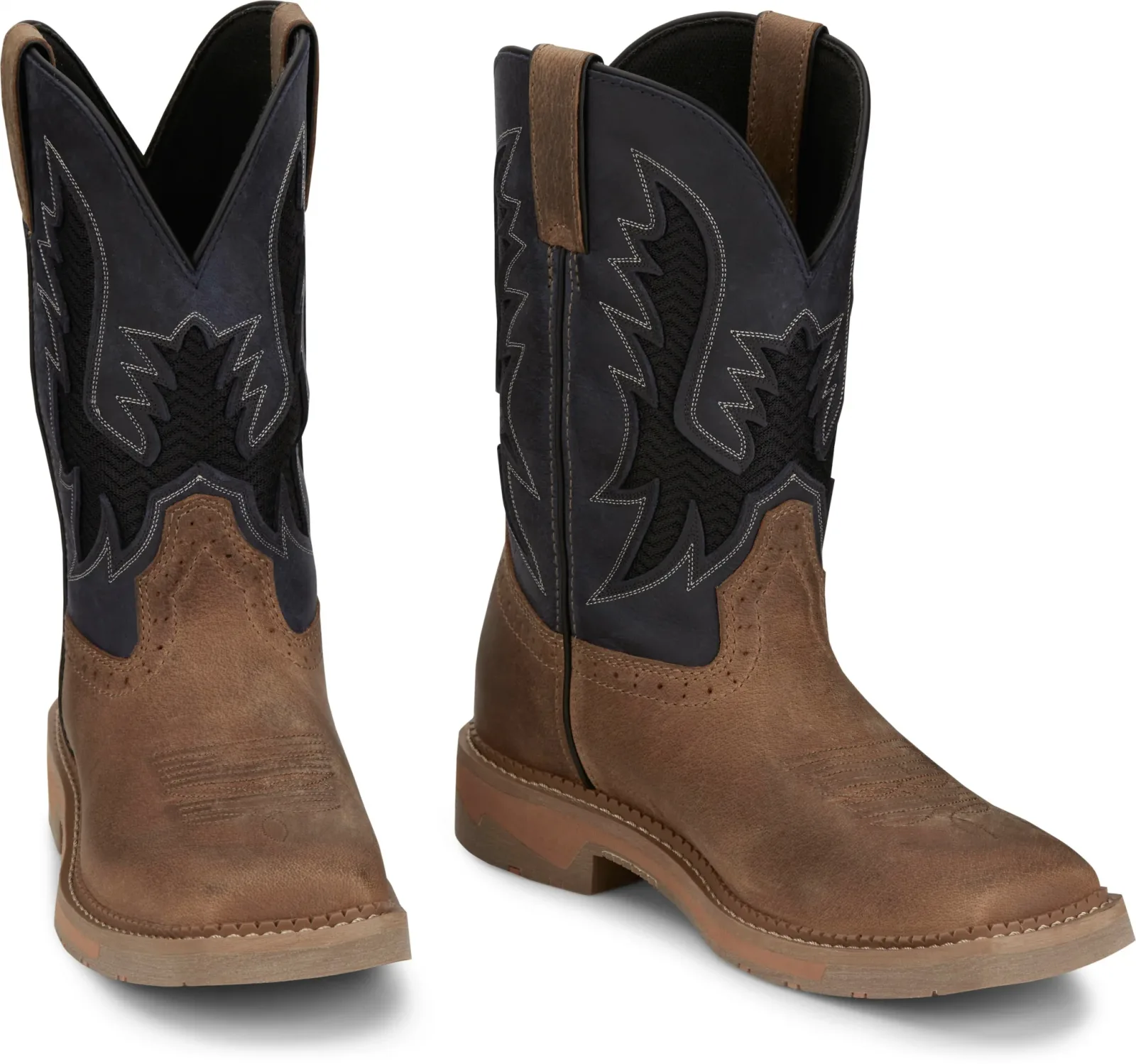 Justin Mens Bolt 11" Work Boots - Image 2