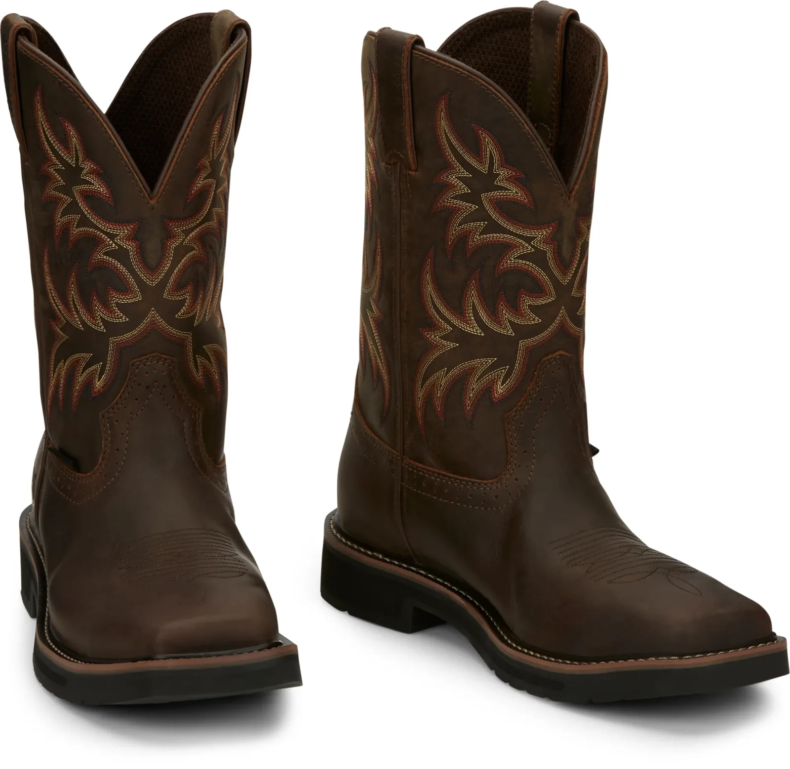 Justin Mens Driller 11" Steel Toe Boots - Image 2