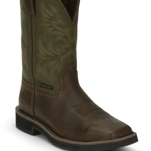 Justin Mens Driller 11" Steel Toe Boots