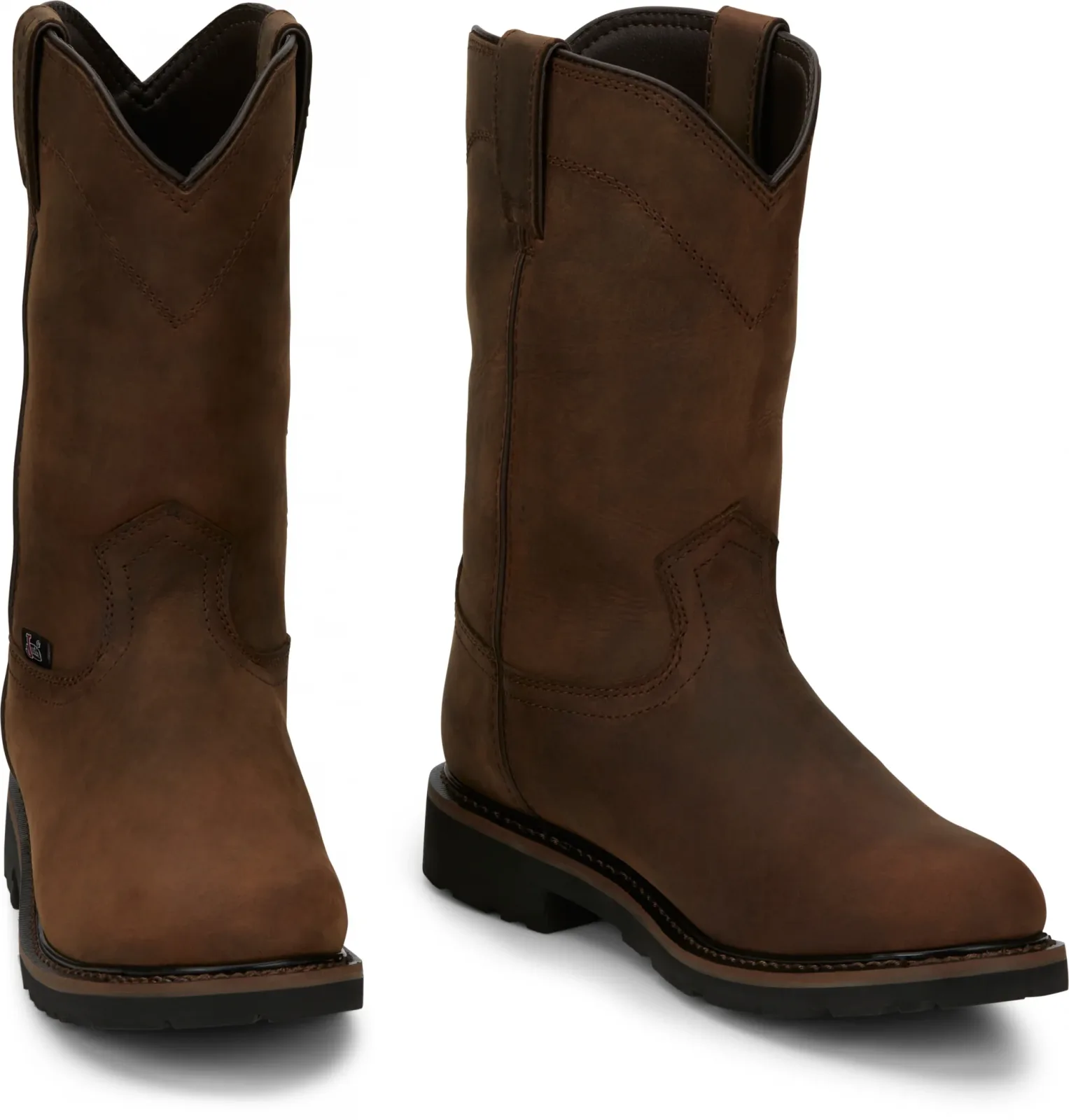 Justin Mens Drywall 10" Waterproof Boots - Image 2