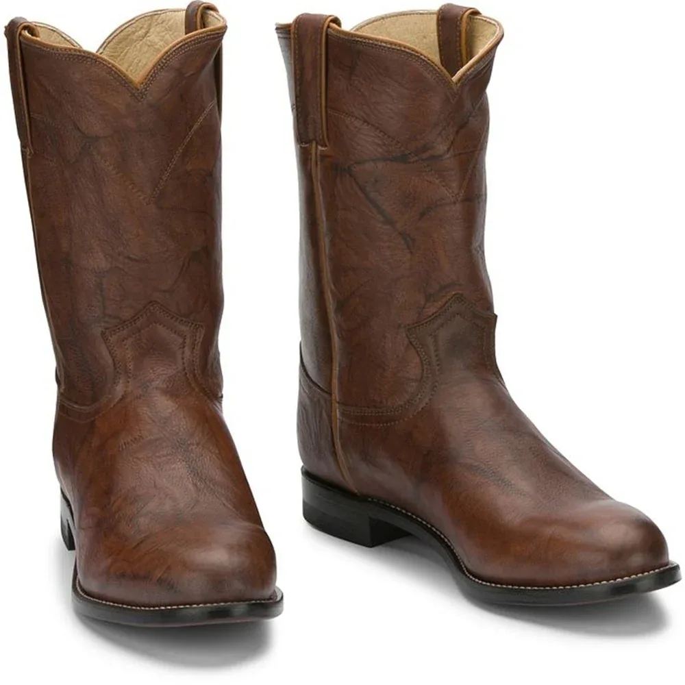 Justin Mens Jackson 10" Roper Boots - Image 2