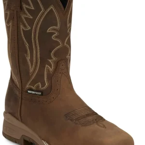 Justin Mens Nitread 11" Waterproof Boots