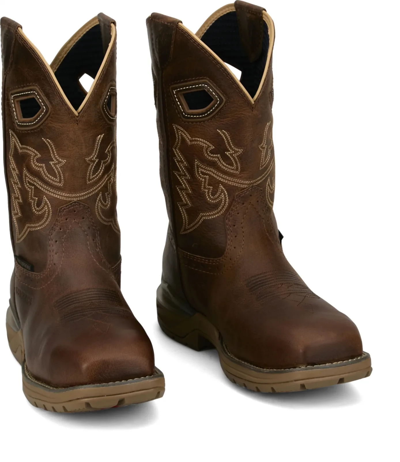 Justin Mens Oilpatch 11" Waterproof Comp Toe Boots - Image 2
