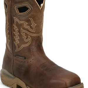 Justin Mens Oilpatch 11" Waterproof Comp Toe Boots