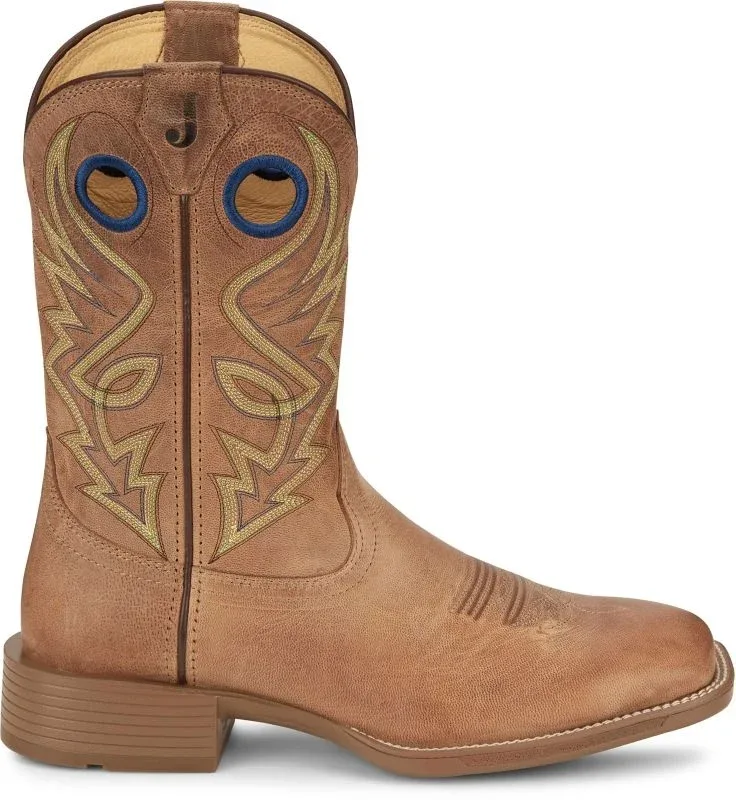 Justin Mens Pickett Square Toe Boots - Image 2