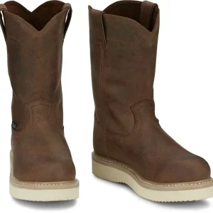 Justin Mens Ram Rnd Toe ST Boots