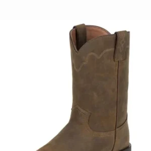 Justin Mens Roper Tan Apache Boots