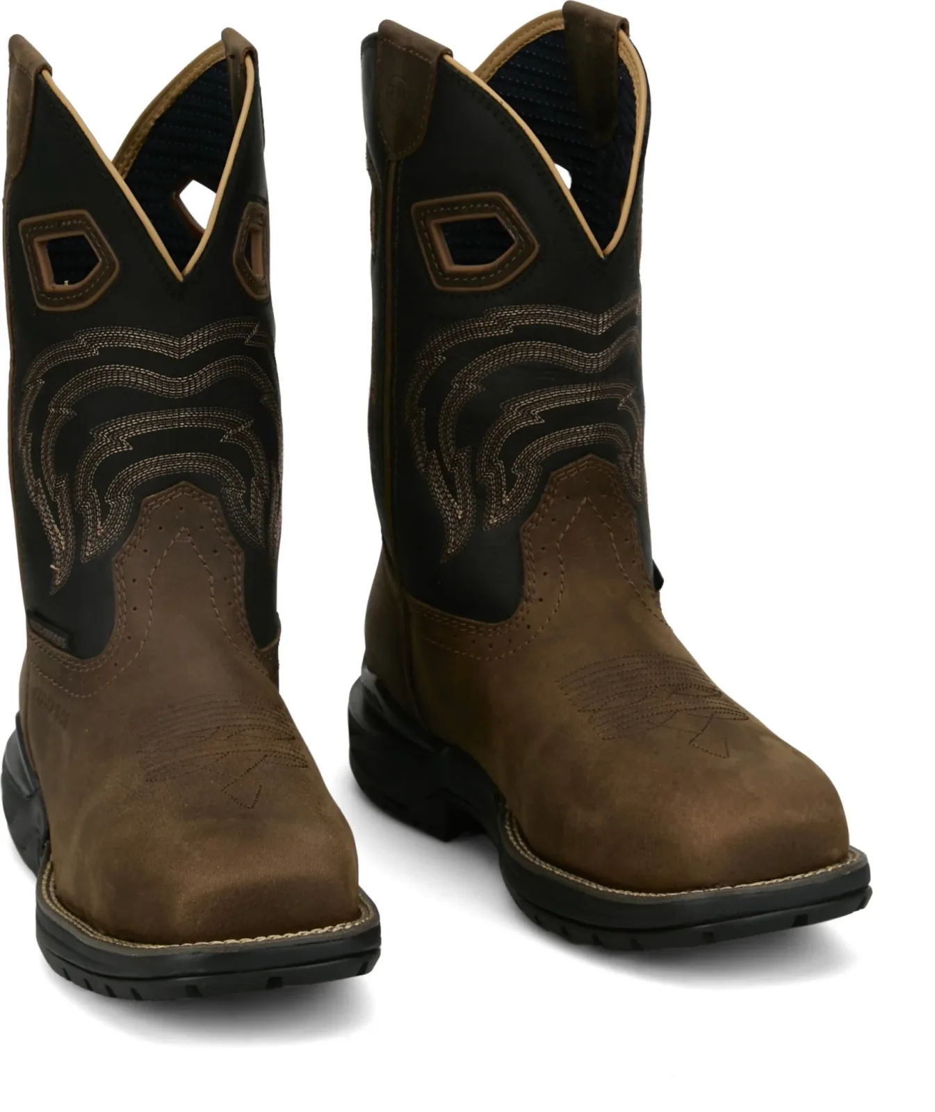 Justin Mens Slickline 11" Nano Comp Waterproof Boots - Image 2