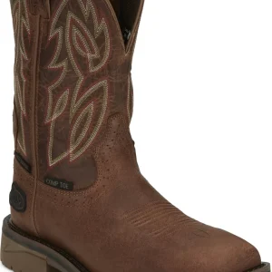 Justin Mens Wolfe 11" Waterproof Nano Comp Toe Boots