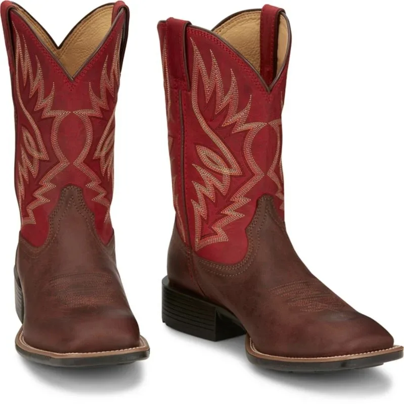Justin Mens Zeke Sq Toe Boots - Image 2
