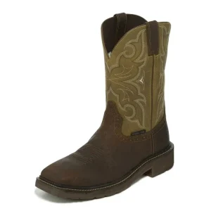 Justin Stampede Amarillo Steel Toe Boot