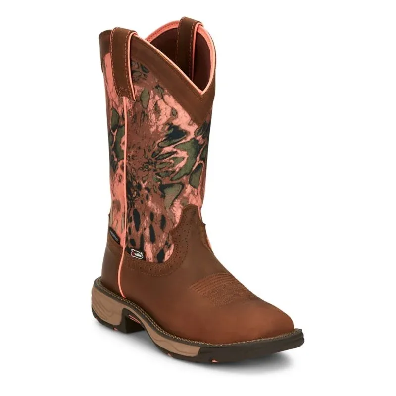 Justin Womens Rush Square Toe Boots - Image 2