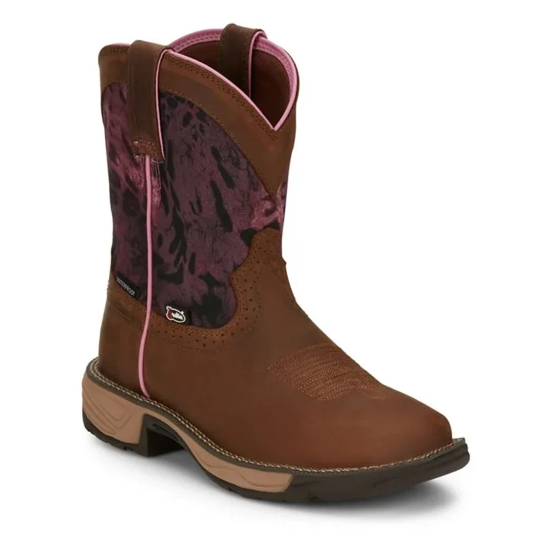 Justin Womens Rush Square Toe Boots - Image 2