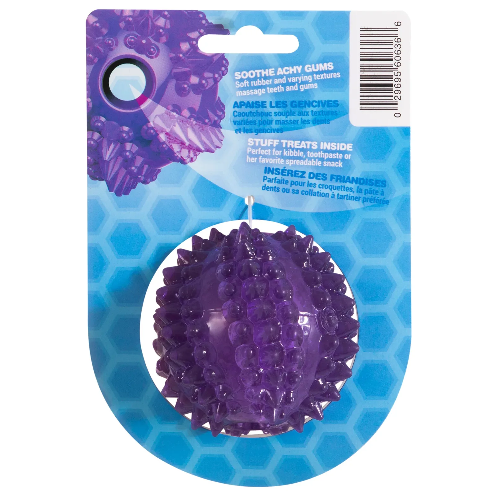 JW Bristl-ee Cactus Ball Puppy Toy - Image 2