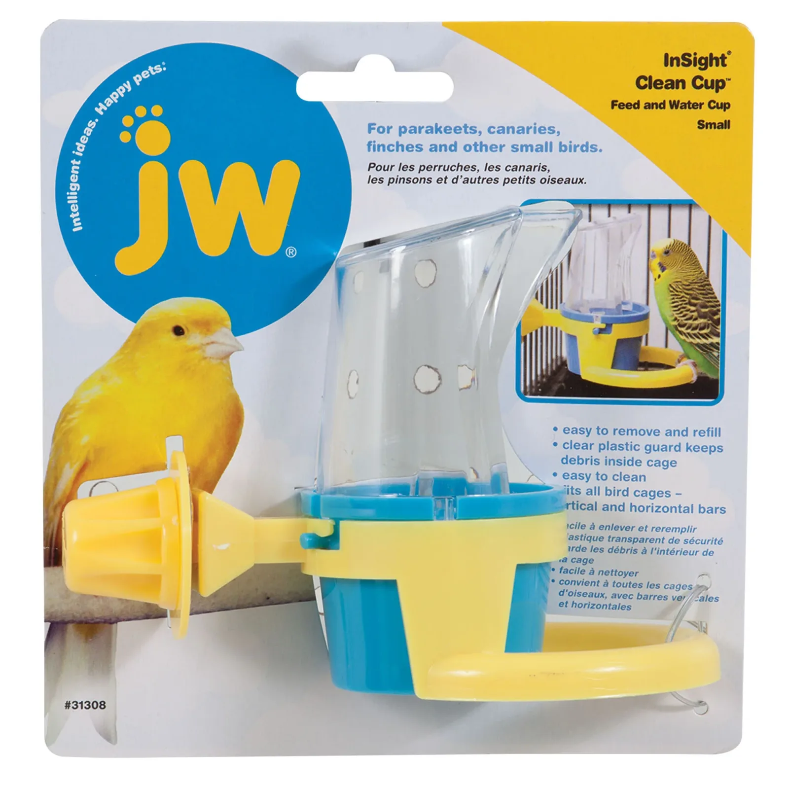 JW Clean Cup Bird Feed & Water Cup - Image 2