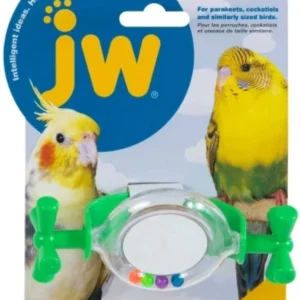 JW Insight Rattle Mirror Bird Toy