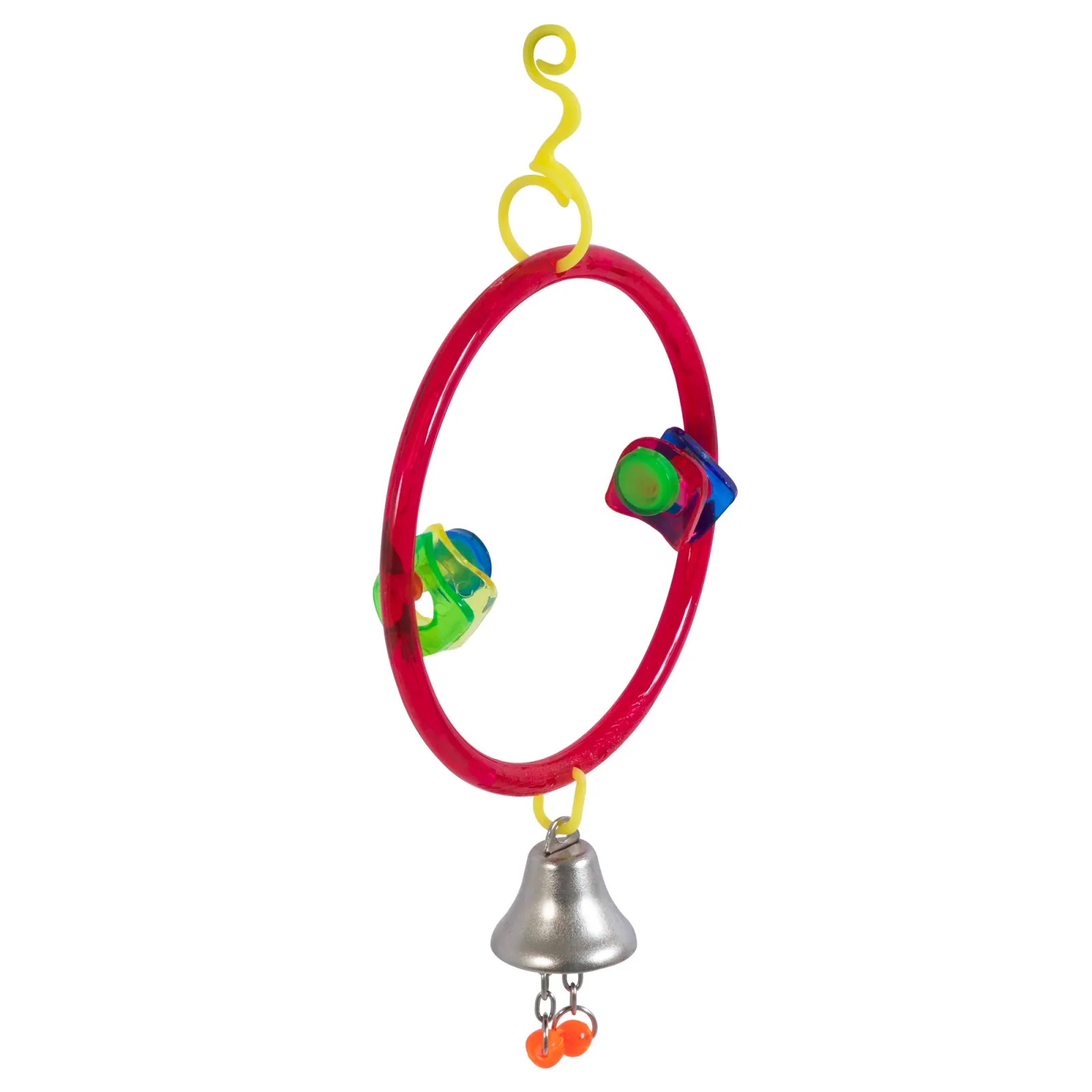 JW Pet ActiviToy Bird Perch Ring & Toy Combo - Image 2