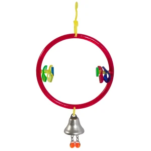 JW Pet ActiviToy Bird Perch Ring & Toy Combo