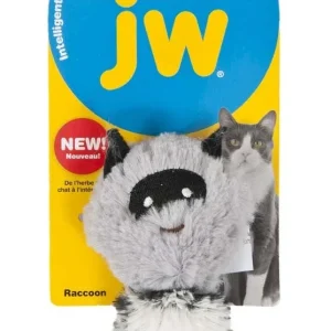 JW Pet Cat Plush Catnip Skunk Grey