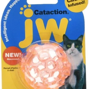 JW Pet Cataction Catnip Infused Lattice Ball Cat Toy